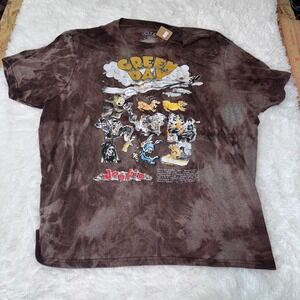 Green Day Dookie Album Tie Dye T Shirt Mens 3XL 3X Graphic Tee